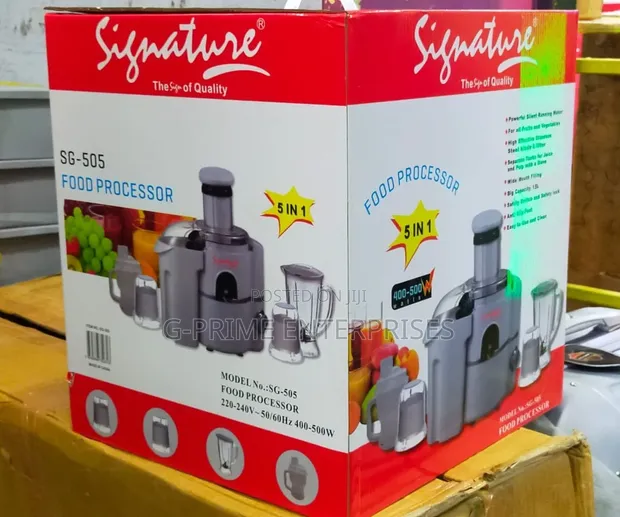 Signature Housewares 5-in-1 Food Processor - 1