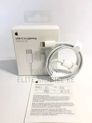 Kebo ya USB-C hadi Lightning - Nyeupe