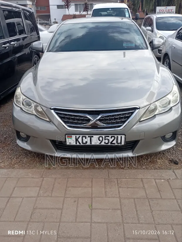 Toyota Mark X 2012 Silver - 1