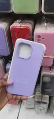 Kifaa cha Silicone cha Rangi ya Zambarau Mwanga kwa Apple iPhone 14 Pro Max - 2