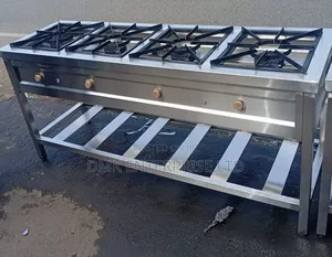 Jiko la Gesi la Kibiashara la Vichomeo 4 na Rafu ya Chini