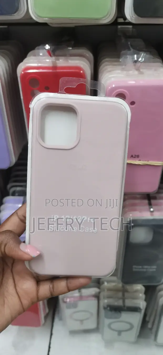 Pink Liquid Silicone Case for Apple iPhone 12 / 12 Pro - 1