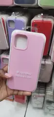 Pink Liquid Silicone Case for Apple iPhone 12/12 Pro - 1