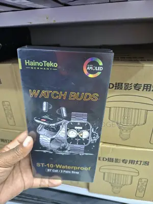 Haino Teko ST-10 Smart Watch with TWS Earbuds & 3 Straps