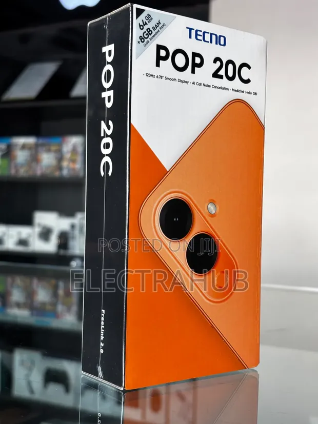 New Tecno Pop 20 64GB Orange - 1