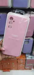 Kifuniko cha Nyuma cha Silicone Pink kwa Samsung Galaxy A05s - 2