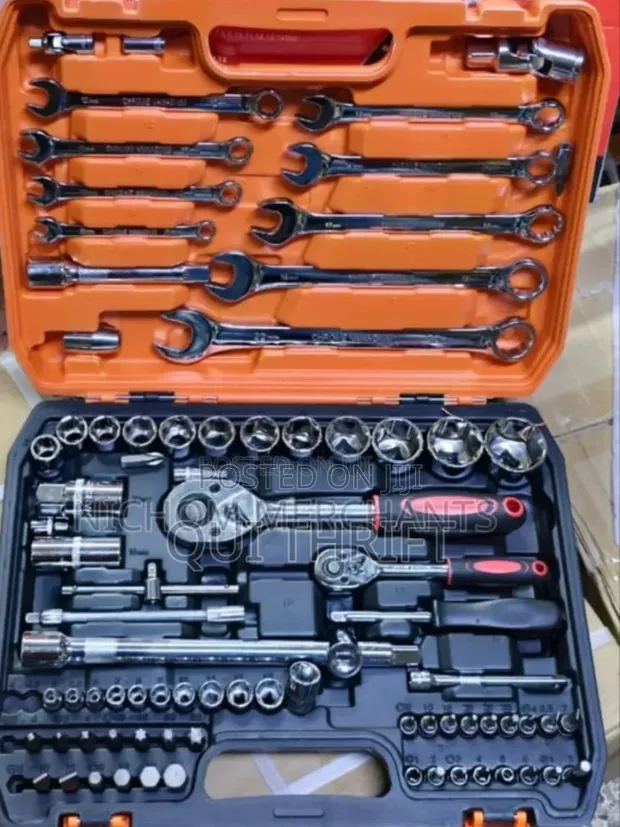 82pcs Mechanical Tool Set / Spanner Toolbox - 1
