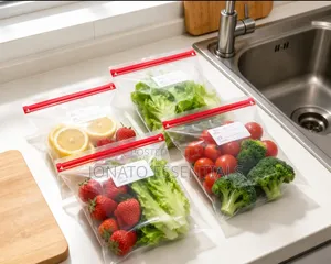 Reusable Ziplock Food Storage Bags - 25 Pcs Pack