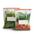 Reusable Ziplock Food Storage Bags - 25 Pcs Pack - 2