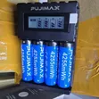 Betri Mpya za AA 1.5V Zinazochajiwa na Chaja ya LCD ya Type-C - 2