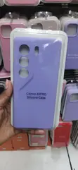 Light Purple Silicone Case for Tecno Camon 40 Pro - 1