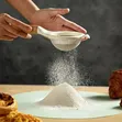 Kichujio cha Mesh Faini cha Chuma cha Kutolea na Mpini wa Mbao - 2