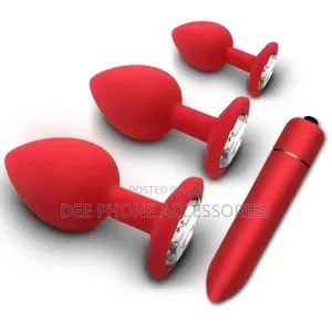 Unisex 3-in-1 Anal Butt Plug & Bullet Vibrator
