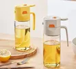 2-in-1 Oil & Vinegar Dispenser Glass Bottle with Sprayer - 2