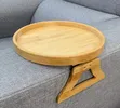 Kipangilia Mkono wa Sofa cha Mviringo cha Mianzi - 3