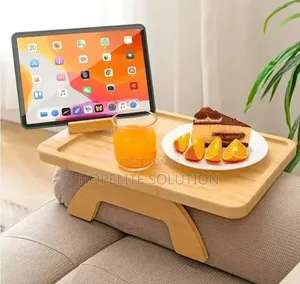 Foldable Bamboo Sofa Armrest Tray