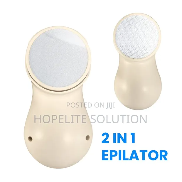 Rechargeable 2-in-1 Painless Epilator & Skin Remover - 1