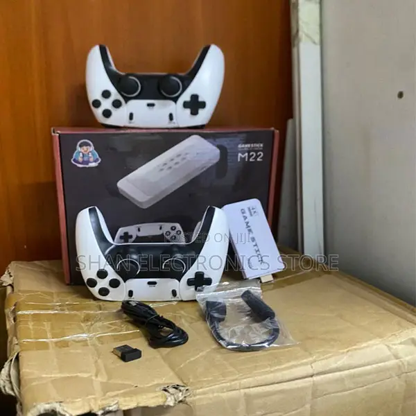 M22 Game Stick Console: Michezo 30000+, Vidhibiti Viwili Visivyo na Waya - 1