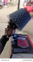 76mm Carbon Fiber Design Air Filter with Base Clamp - 2