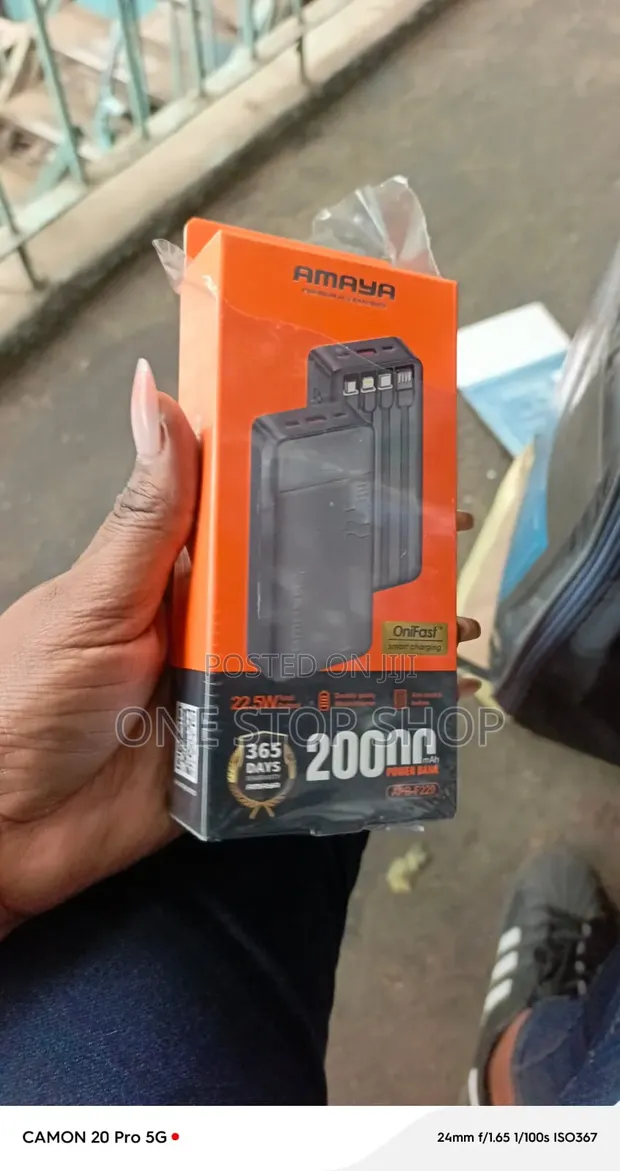 Amaya 20000mAh 22.5W Fast Charging Powerbank - 1