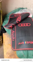 5pc Heavy Duty Audi Floor Mats na Red Trim & Logo - 1