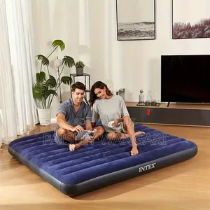 Intex 6x6 Inflatable Mattress na Pump ya Umeme