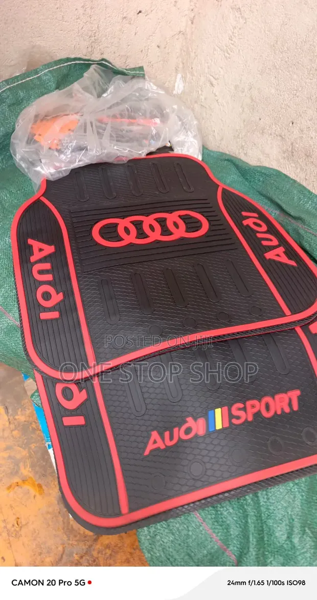 Universal 5pc Audi Interior Carpet Mats - Mpya Kabisa - 1