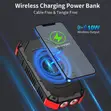 30000mAh Solar Power Bank na Wireless Charging - 3