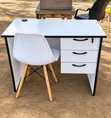 Modern Eames Style Office Chair and Desk Set - 1