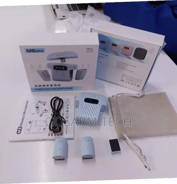M8 Mini Wireless Lavalier Microphone kwa TikTok, YouTube, Reels - 1
