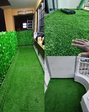 Magodoro ya Nyasi Bandia ya Kijani na Fensi ya Kijani ya Lime
