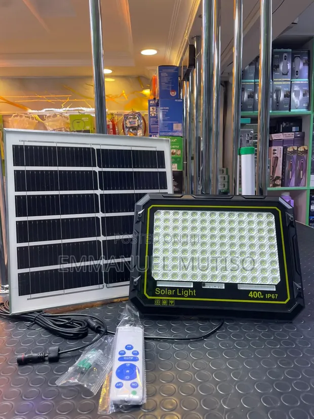 Solar Flood Lights with Panel - 1