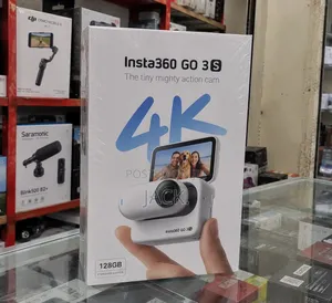 Insta360 Go 3s Kamera ya Vitendo 4K (128GB)