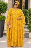 Luxury Lace Kaftan - White - 1