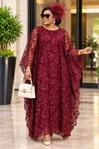 Luxury Lace Kaftan - White - 3