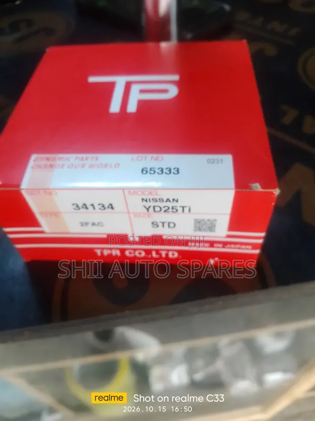 Brand New Piston Rings for Nissan YD25 Standard - 1