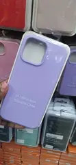 Light Purple Silicone Case for Apple iPhone 16 Pro Max - 2