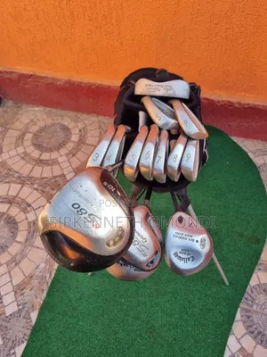 Set ya Vilabu vya Gofu Power Sonic na Stand Bag