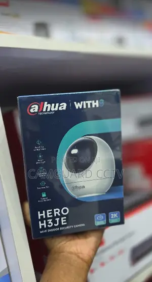 Kamera ya Usalama ya Dahua Hero H3JE 2K Wi-Fi ya Ndani - Pan & Tilt
