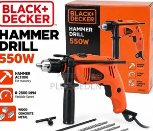 Black+Decker 550W Hammer Drill