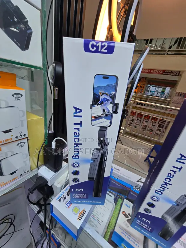 1.8m AI Face Tracking Tripod for TikTok & Live Streaming - 1