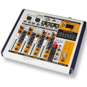 Sound Mixer Mpya ya Channel 6 na Bluetooth