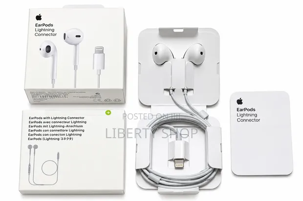 iPhone Lightning Earphones - Wired Earbuds with Mic - 1