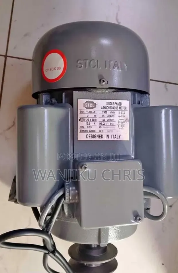 2HP Single Phase High Speed Electric Motor - 1