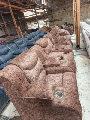 Semi Recliner Sofa - Brand New