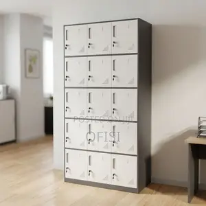 15-Compartment Steel Storage Locker