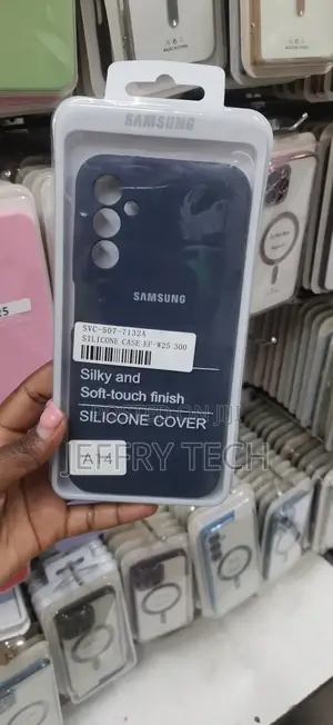Samsung Galaxy A14 Cover ya Silicone - Navy Blue