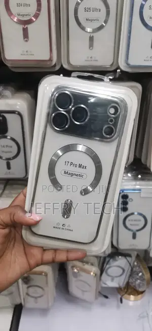 Clear Magnetic Case for iPhone 17 Pro Max with Lens Protection