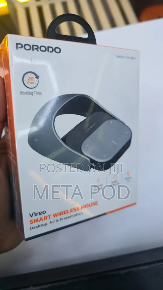 Porodo Vireo Smart Wireless Mouse - Gray - 1