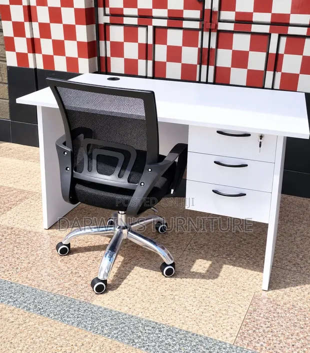 Brand New Mesh Office Chair and Desk - 1